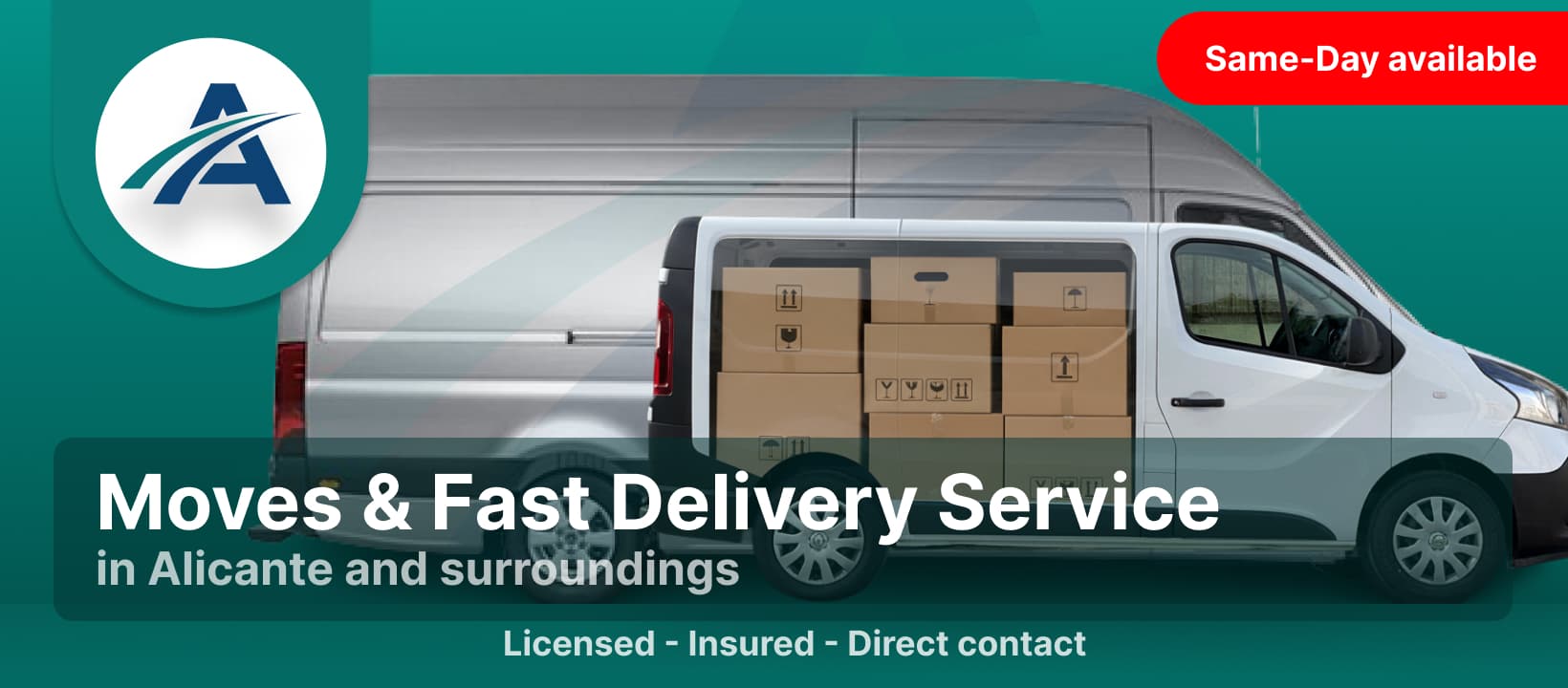 Alpha Transportes team providing moving and transport services in Alicante and surrounding areas